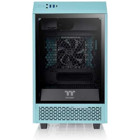 Корпус Mini-ITX Minitower Thermaltake The Tower 100 CA-1R3-00SBWN-00 Mini-ITX Turquoise