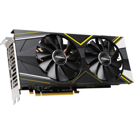 Видеокарта ASRock 8192Mb RX 5700 XT Challenger D 8G OC (RX5700XT CLD 8GO) 3xDP, HDMI, Ret