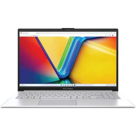 Ноутбук ASUS VivoBook Go 15 E1504GA-BQ859 Intel N100/8Gb/256Gb UFS/15.6" FullHD/DOS Silver