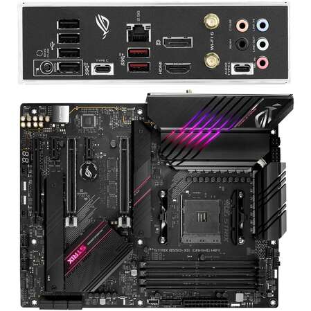 Материнская плата ASUS ROG Strix B550-XE Gaming WiFi B550 Socket AM4 4xDDR4, 6xSATA3, RAID, 2xM.2, 3xPCI-E16x, 2xUSB3.2, 1xUSB3.2 Type C, DP, HDMI, Wi-Fi, 2.5Glan, ATX