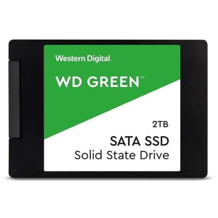 Внутренний SSD-накопитель 2000Gb Western Digital Green WDS200T2G0A SATA3 2.5" 