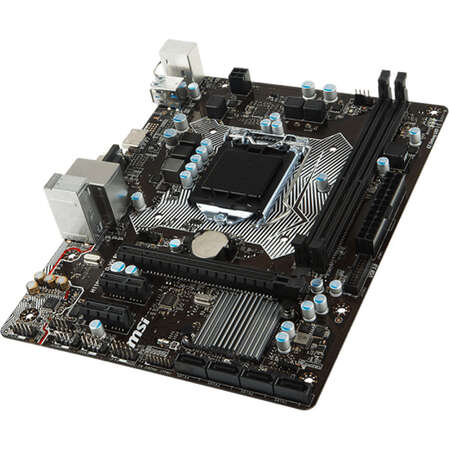 Материнская плата MSI H110M Pro-VH Plus H110 Socket-1151 2xDDR4, 4xSATA3, 1xPCI-E16x, 2xUSB3.1, D-sub, HDMI, Glan, mATX