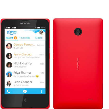 Смартфон Nokia X Dual Sim Red