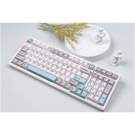 Клавиатура MCHOSE G98 Pro Wireless (Flame Orange Switch) RGB (русская раскладка) Gray and Blue