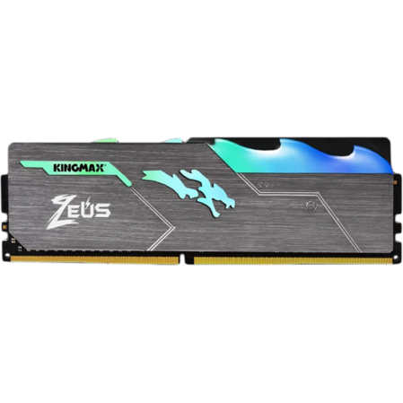 Модуль памяти DIMM 16Gb DDR4 PC24000 3000MHz Kingmax Zeus Dragon RGB XMP2.0 CL16 Aurasync (KM-LD4-3000-16GRS)