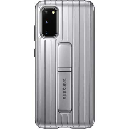 Чехол для Samsung Galaxy S20+ SM-G985 Protective Standing Cover серебристый