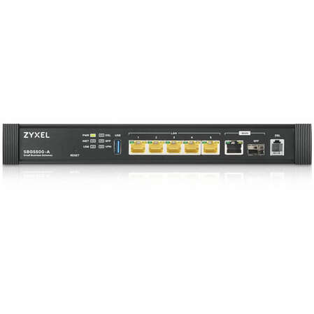 Беспроводной ADSL маршрутизатор Zyxel SBG5500-A, 4xGbLAN, 1xGbWAN, 1xSFP, 1xLAN/GbWAN, 1xUSB3.0, поддержка 3G/4G модемов
