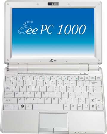 Нетбук Asus EEE PC 1000H Atom-N270/1/160/10"/WiFi/BT/6600m/XP White
