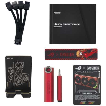 Видеокарта ASUS GeForce RTX 4090 24576Mb, Strix OC EVA-02 24G (ROG-Strix-RTX4090-O24G-EVA-02-Edition) 2xHDMI, 3xDP, Ret