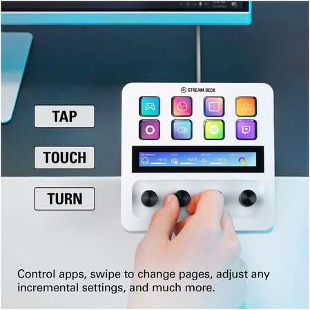 Панель для стриминга Elgato Stream Deck + White Edition