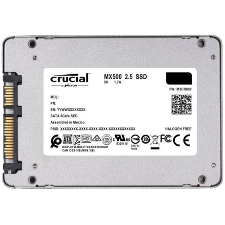 Внутренний SSD-накопитель 1000Gb Crucial MX500 (CT1000MX500SSD1) SATA3 2.5"