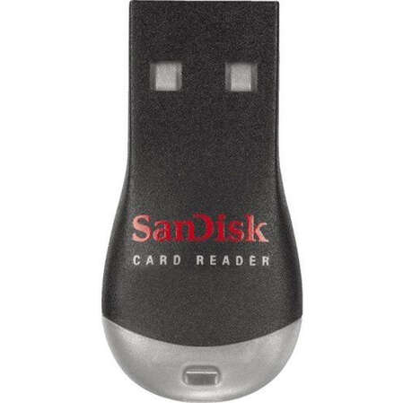 Card Reader внешний SanDisk MicroSD, (SDDR-121-G35) Черный