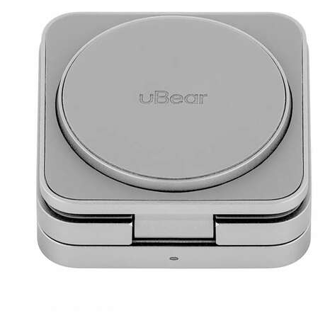 Беспроводная зарядная панель 3 в 1 Для IPhone, Apple Watch, Airpods uBear Balance 25W Silver