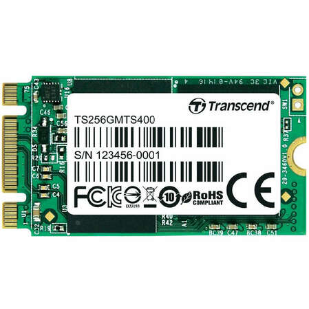 Внутренний SSD-накопитель 256Gb Transcend 2242 TS256GMTS400 M.2 SATA3