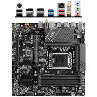 Материнская плата MSI Pro B760M-A WiFi B760 Socket-1700 4xDDR5, 4xSATA3, RAID, 2xM.2, 2xPCI-E16x, 4xUSB3.2, 2xDP, 2xHDMI, WiFi, 2.5Glan, mATX