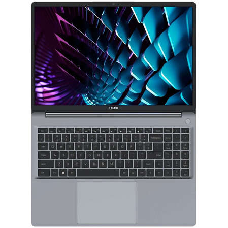 Ноутбук TECNO MegaBook K16SDA AMD Ryzen 5 7430U/8Gb/256Gb SSD/16" WUXGA/Win11 Grey