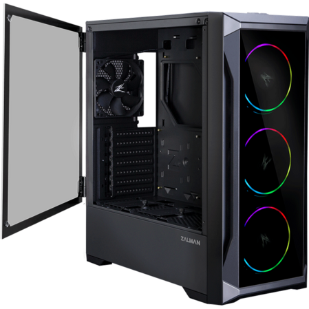 Корпус ATX Miditower Zalman Z8 TG Black