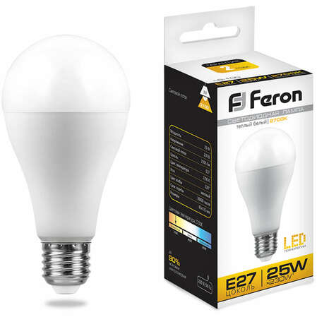 Светодиодная лампа Feron LB-100 (25W) 230V E27 2700K A65 25790