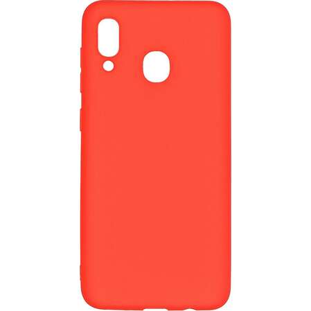 Чехол для Samsung Galaxy A20 (2019) SM-A205 Pero софт-тач красный