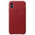 Чехол для Apple iPhone X Leather Case Red  