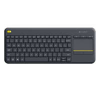 Клавиатура беспроводная Logitech K400 Plus Wireless Touch Keyboard Black