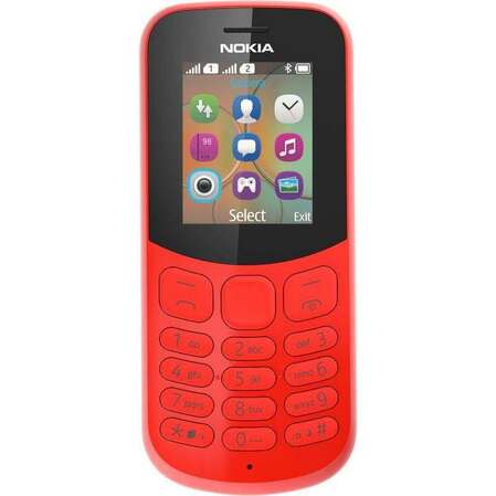 Мобильный телефон Nokia 130 Dual Sim (TA-1017) Red