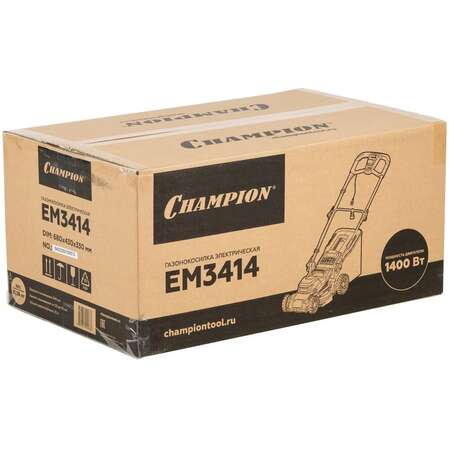Электрическая газонокосилка Champion EM3414