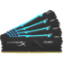 Модуль памяти DIMM 64Gb 4х16Gb DDR4 PC21300 2666MHz Kingston HyperX Fury RGB Black Series XMP (HX426C16FB3AK4/64)