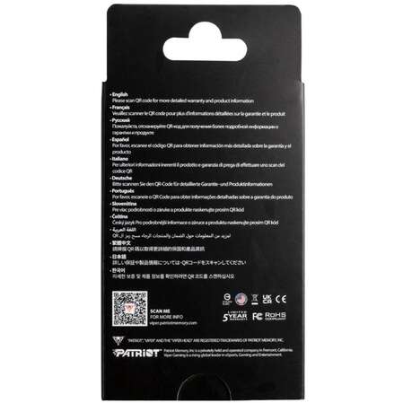 Внутренний SSD-накопитель 1000Gb Patriot Memory Viper PV553 PV553P1TBM28H  M.2 2230 PCIe NVMe 5.0 x4