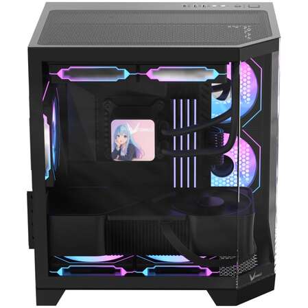 Корпус MicroATX Minitower Formula Crystal Z6M Black