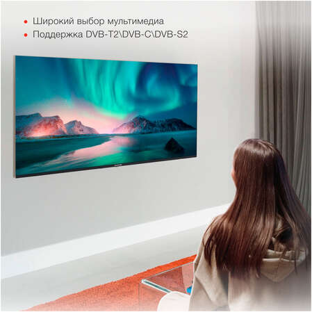 Телевизор 55" Starwind SW-LED55UG403 (4K UHD 3840x2160, Smart TV) черный