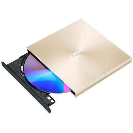 Внешний привод DVD-RW ASUS SDRW-08U9M-U Ultra Slim DVD±R/±RW USB 2.0 золотой