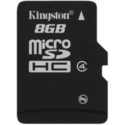 Micro SecureDigital 8Gb HC  Kingston , Class 4 (SDC4/8GBSP)