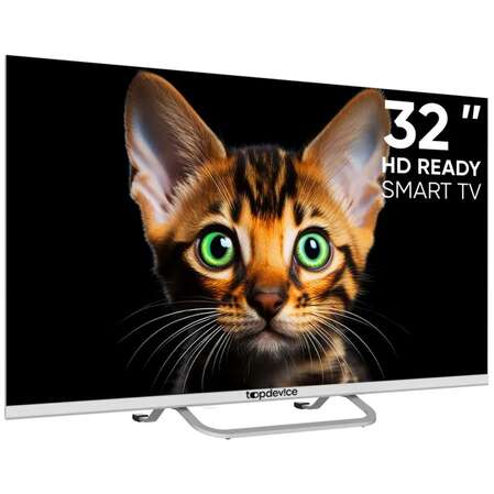 Телевизор 32" Topdevice TDTV32BS02H_WE (HD 1366x768, Smart TV) белый