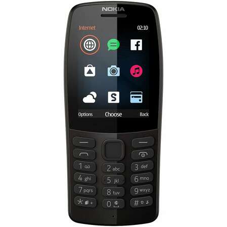 Мобильный телефон Nokia 210 Dual Sim Black