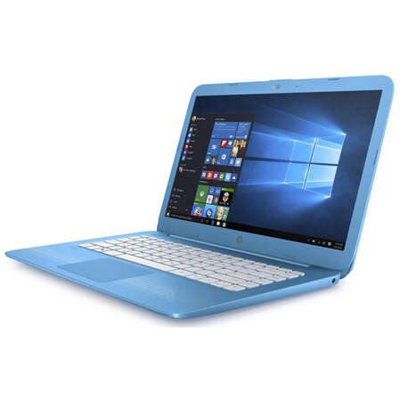 Ноутбук HP 14-ax015ur 2EQ32EA Intel N3060/4Gb/32Gb SSD/14.0"/Win10 Blue