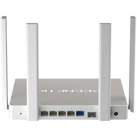 Беспроводной маршрутизатор Keenetic Giga KN-1011 Wi-Fi 6 AX1800 4xGbLAN, 1xGbWAN, 1xSFP 1xUSB2.0, 1xUSB3.0, поддержка 3G/4G модема