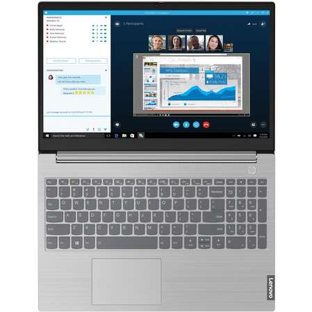 Ноутбук Lenovo ThinkBook 15 IIL Core i3 1005G1/4Gb/256Gb SSD/15.6" FullHD/Win10Pro Grey