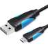 Кабель USB2.0 тип А(m)-microB(5P) 1.5м. Vention VAS-A04-B150