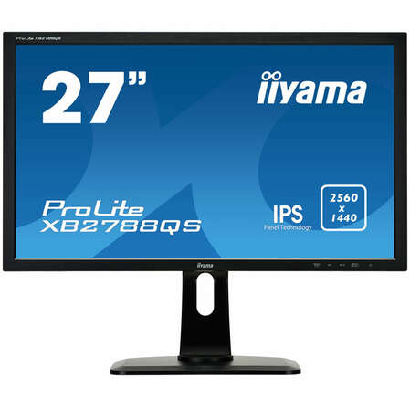 Монитор 27" Iiyama ProLite XB2788QS-B1 IPS LED 2560x1440 5ms DVI HDMI DisplayPort