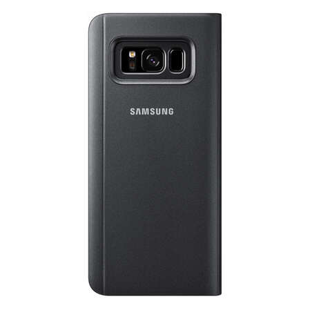 Чехол для Samsung Galaxy S8+ SM-G955 Clear View Standing Cover, черный