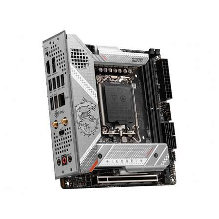 Материнская плата MSI MPG Z790I Edge WiFi Z790 Socket-1700 2xDDR5, 4xSATA3, RAID, 3хM.2, 1xPCI-E16x, 6xUSB3.2, 1xUSB3.2 Type C, WiFi, DP, HDMI, 2.5Glan, mini-ITX