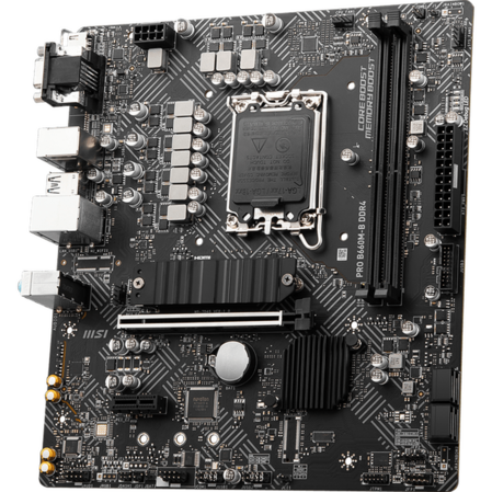 Материнская плата MSI Pro B660M-B DDR4 B660 Socket-1700 2xDDR4, 4xSATA3, 1xM.2, 1xPCI-E16x, 4xUSB3.2, D-Sub, HDMI, 2.5Glan, mATX