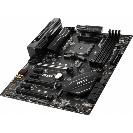 Материнская плата MSI X470 Gaming Pro Max X470 Socket AM4 4xDDR4, 6xSATA3, RAID, 2xM.2, 3xPCI-E16x, 4xUSB3.0, 1xUSB3.1, USB3.0 Type C, DVI-D, HDMI, Glan, ATX