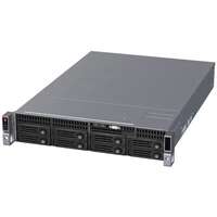 Корпус Ablecom 2U chassis; ATX, Micro-ATX, Mini-ITX MBs; 8 x 3.5''hs + 2 x 3.5'' internal + 2 x 2.'' hs rear; 1200W (1+1); no rails