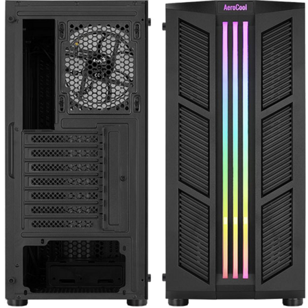 Корпус ATX Miditower AeroCool Prime-G-BK-v2 Black