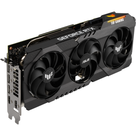 Видеокарта ASUS GeForce RTX 3070 Ti 8192Mb, TUF Gaming O8G (TUF-RTX3070Ti-O8G-Gaming) 2xHDMI, 3xDP, Ret
