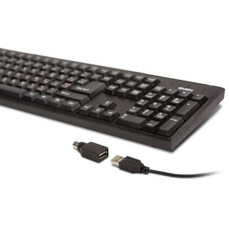 Клавиатура Sven Standard 303 Power USB+PS/2 черная