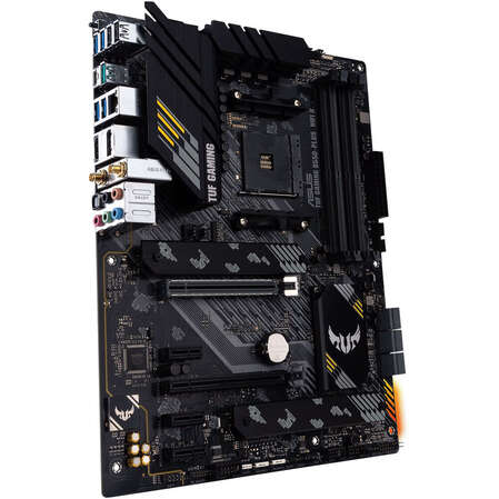 Материнская плата ASUS TUF Gaming B550-Plus Wifi II B550 Socket AM4 4xDDR4, 6xSATA3, RAID, 2xM.2, 2xPCI-E16x, 5xUSB3.2, 1xUSB3.2 Type C, DP, HDMI, Wi-Fi, 2.5Glan, ATX