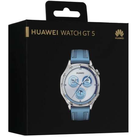 Умные часы Huawei Watch GT 5 Blue fluoroelastomer